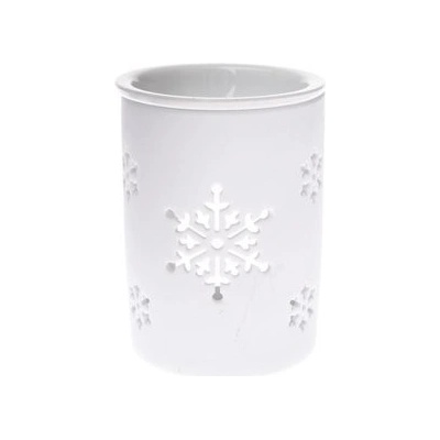 Keramická aromalampa Snowlet bílá, 8,5 x 11,5 cm