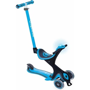 Globber Тротинетка с родителски контрол 5в1 Globber Go Up Comfort Play - небесно синя (47699) Тротинетка, скутер
