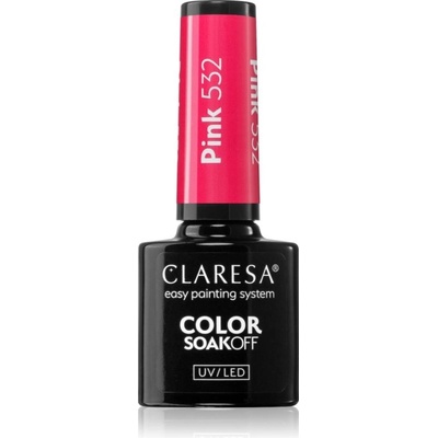 Claresa SoakOff UV/LED Color Sunny Garden odstín Pink 532 5 g