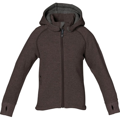 Isbjörn Детско вълнено яке Isbjörn Kid's Shaun Hoodie Wool jacket - Espresso - размер 86/92 (EU) (703-3094-0511)