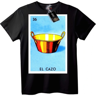 NOONEBRAND Тениска El Cazo Тенджера - L, Black