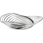Alessi Купа за плодове TRINITY 33 см, ниска, сребриста, Alessi (ALACO03)