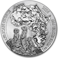 BH Mayer Kunstprageanstalt GmbH Rwanda The African Silver Ounce Meerkat Surikata 1 oz