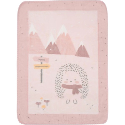 KikkaBoo Супер меко бебешко одеяло 110/140 см Hedge-hugs (kikka-31103020142)