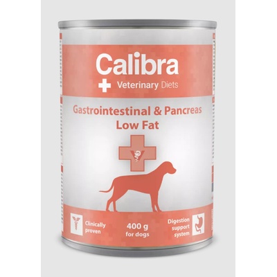 Calibra VD Dog Gastrointestinal & Pancreas Low Fat 24 x 400 g