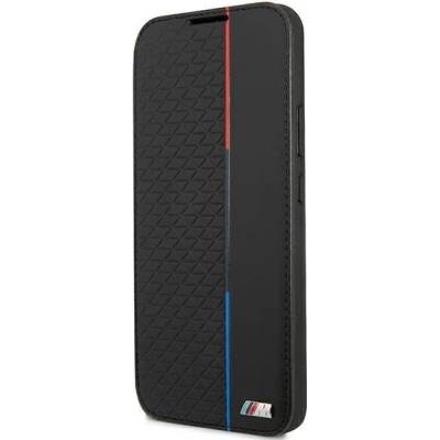 BMW Калъф BMW BMBKS22MTRTBK M Collection Triangles, за Samsung Galaxy S22 + S906, черен (BMW000458-0)