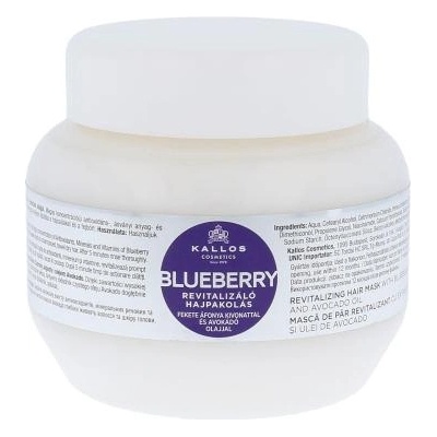 Kallos Blueberry регенерираща маска за сухи и изтощени коси 275 ml за жени
