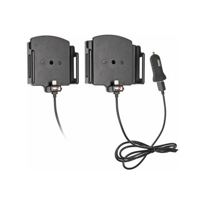 Brodit držák do auta nastavitelný s USB-C a nabíjením z cig. zapalovače/USB š. 75-89 mm, tl. 12-16 521845