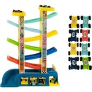 Kruzzel 17491 Barevná závodní dráha 8 autíček