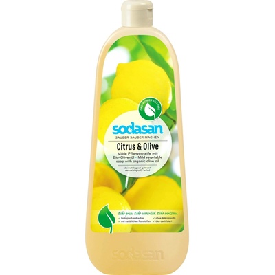 Sodasan tekuté mýdlo s citrusy a olivami 1 l