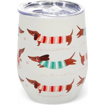 Rex London Cestovný hrnček 350 ml Sausage Dog