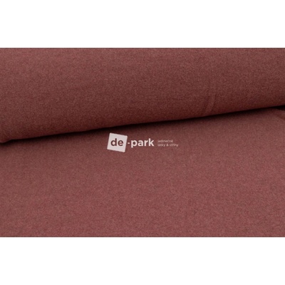 de-park Fleece 100% MERINO - Melír - starorůžová