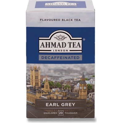 Ahmad Tea Earl Grey černý čaj bez kofeinu 20 x 2 g