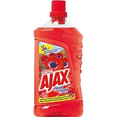 Ajax Floral Fiesta Red Flowers červený univerzální čistič 1 l