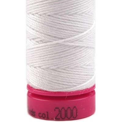 Polyesterové nitě Aspo 30 / riflové návin 30 m 2000 White