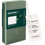Leuchtturm1917 Quarterly Daily Calendar 2027 Dotted - Pocket (A6) - Set of 4 (1 calendar per quarter) - Shades of Green - Calendar Overview 2027 - 12-Month Planning - 400374 (400374)