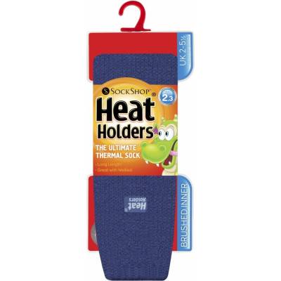 Detské Heat Holders zimné termo ponožky od 8 rokov džínsová