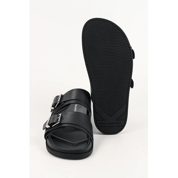 Karl Lagerfeld чехли мъжки от кожа Kaden (KL72106.000)