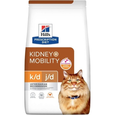 Hill's HILL'S PD K/D Kidney + Mobility гранули за котки, пилешко, 3kg