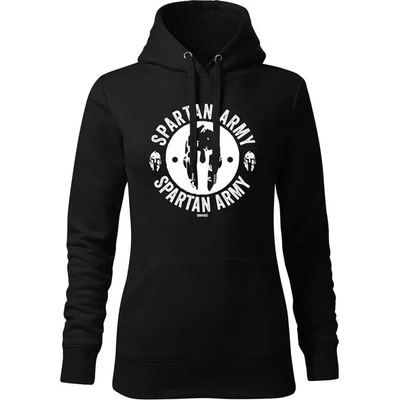 DRAGOWA дамски суитшърт с качулка Архелай, черен, 320г/м2 (8484)