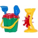 Mikrotrading Mlýnek 26 cm + lopatka a hrabičky 5 barev