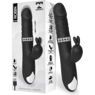 Tardenoche Robin Thrusting Vibe with Internal 360 Balls Black