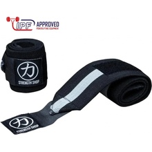 IPF Approved Bandáže na zápěstí SS Wrist wraps super heavy černá/šedá 60cm