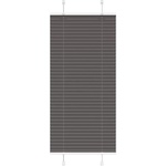 vidaXL Плисирана щора черна 65x100 cm Ширина на плата 64, 4 cm (4015119)