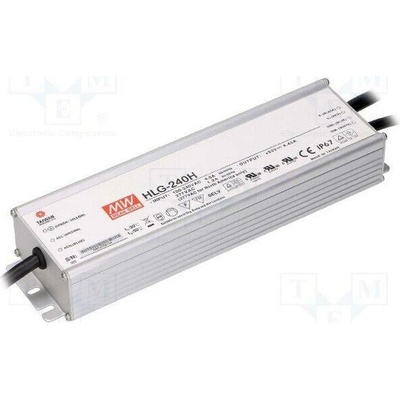 MEAN WELL HLG-240H-48B Napájecí zdroj: spínaný; LED; 240W; 48VDC; 5A; 90÷305VAC; IP67; 93%