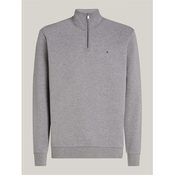 Tommy Hilfiger ESSENTIAL INTECHNO 1/4 ZIP - Medium Grey P91