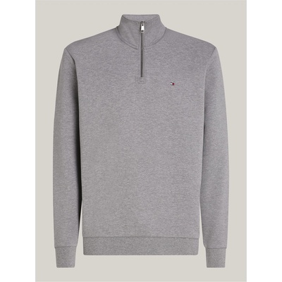 Tommy Hilfiger ESSENTIAL INTECHNO 1/4 ZIP - Medium Grey P91