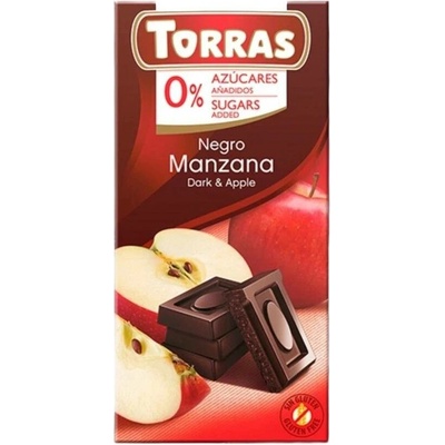 TORRAS HOŘKÁ S JABLKEM A SLADIDLY 75 G