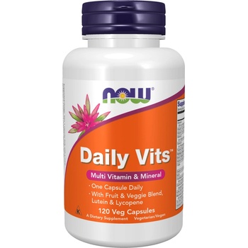 NOW Daily Vits Multi, 120 капсули, Now