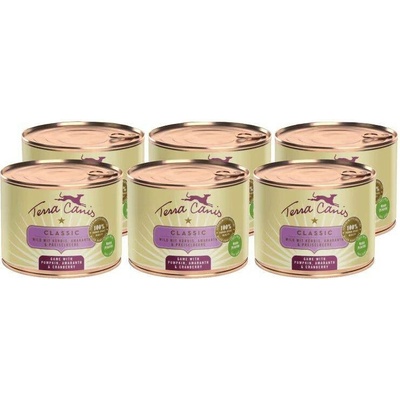 Terra Canis Game with pumpkin amaranth & cranberry 6 x 200 g