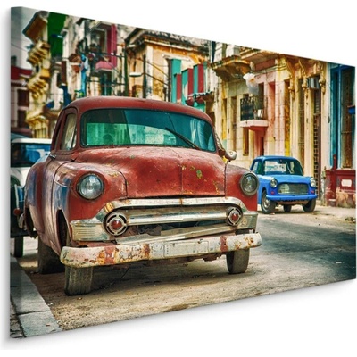 MyBestHome BOX Plátno Starých Amerických Automobilů Varianta: 100x70