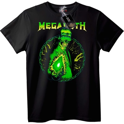 NOONEBRAND Тениска Megadeth черепен рок - 2XL, Black