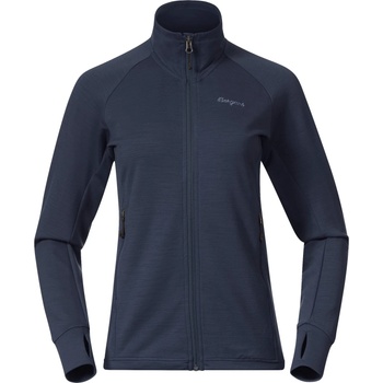 Bergans Дамско вълнено яке Bergans Women's Rabot Merino Tech Midlayer Jacket Merino jacket - Navy Blue (105-7223-0113)