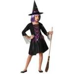 BigBuy Carnival Маскировъчен костюм за деца Лилав Вещица Halloween Размер 5-6 години