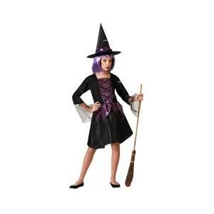 BigBuy Carnival Маскировъчен костюм за деца Лилав Вещица Halloween Размер 5-6 години