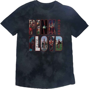 Pink Floyd Echoes Album Montage Wash Collection Dip-Dye On Black L Риза (PFTEE148MDD03)