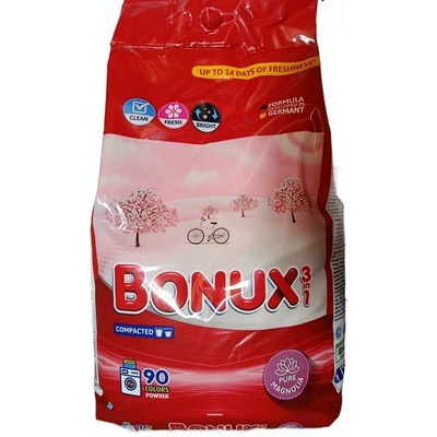 Bonux Pure Magnólia 3v1 prací prášok 5,85 kg 90 PD