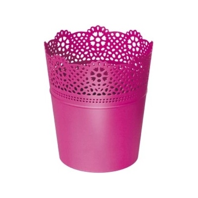 Prosperplast DLAC160 Kvetináč s krajkou LACE 15,9cm fuchsia
