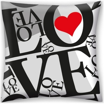 Halantex vankúš LOVE pre všetkých zamilovaných 40x40
