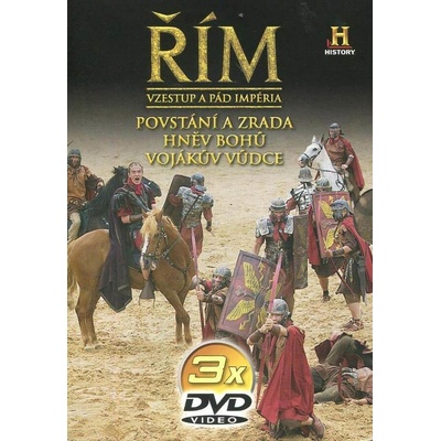 Řím 7-9 Povstání a zrada Hněv bohů Vojákův vůdce 3 DVD