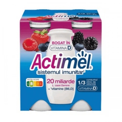 Продукт за пиене Actimel Горски плод 4*100 гр