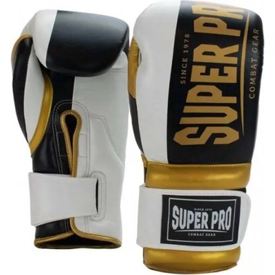 SUPER PRO БОКСОВИ РЪКАВИЦИ SUPER PRO BRUISER BLACK/GOLD - 14 oz
