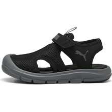 Puma FUN RACER SANDAL MESH V PS Černá,Šedá