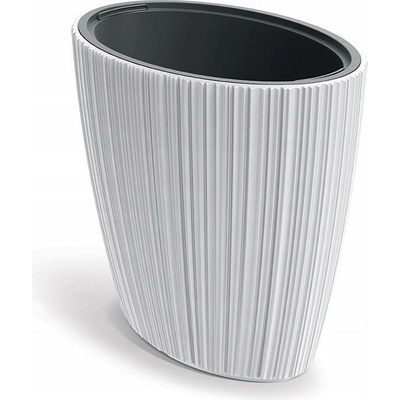 Prosperplast Bílý plast Květináč 60 x 40 x 55 cm