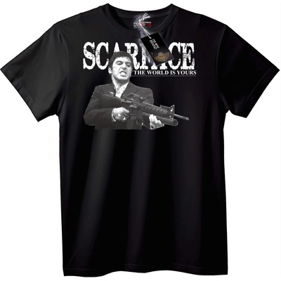 NOONEBRAND Скарфейс The World is Yours T-Shirt - 2XL, Black