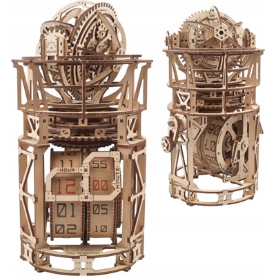 Ugears 3D mechanické puzzle Stolní hodiny Sky Watcher Tourbillon 338 ks
